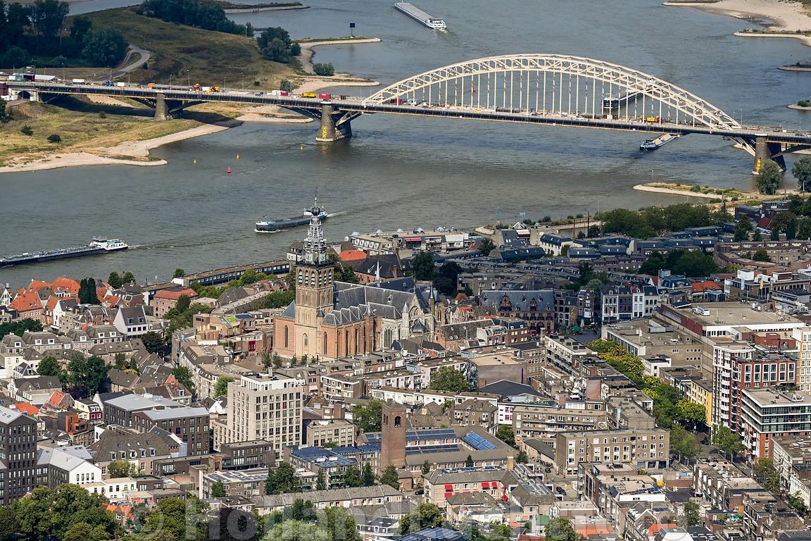 Uitzicht op Nijmegen